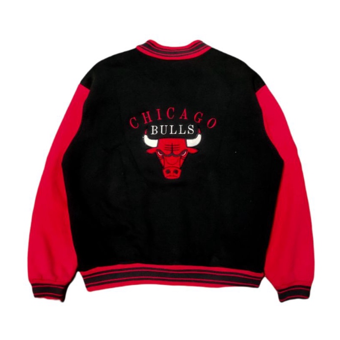 jaket varsity chicago bulls vintage second original