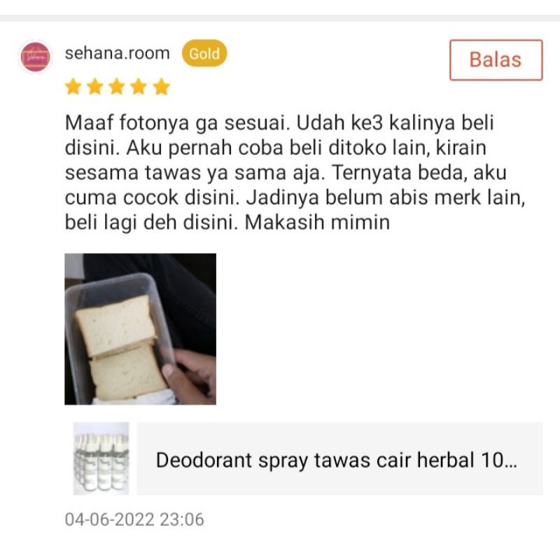 Deodorant Spray Tawas Cair Natural Herbal 100ml Penghilang  pencegah Bau Badan,  bau kaki, anak bumil busui pria wanita Pemutih Ketiak Ampuh Alnaatur umroh naik haji non alkohol halal standar BPOM COD anti oddor olah raga