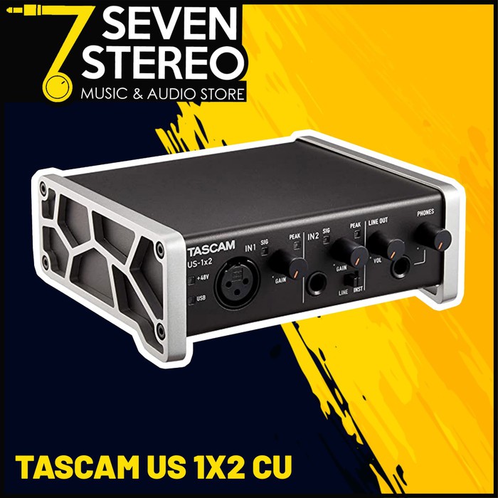 Tascam US-1x2 US 1 x 2 Soundcard Recording