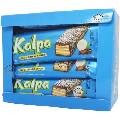 

504ekh Kalpa Wafer Coklat Kelapa ( Kemasan Box Isi 12 Pcs ) 6J