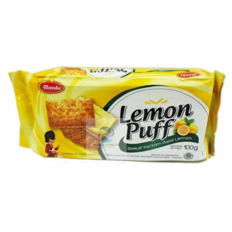 Monde Lemon Puff 100gr/ Monde Choco puff 100gr