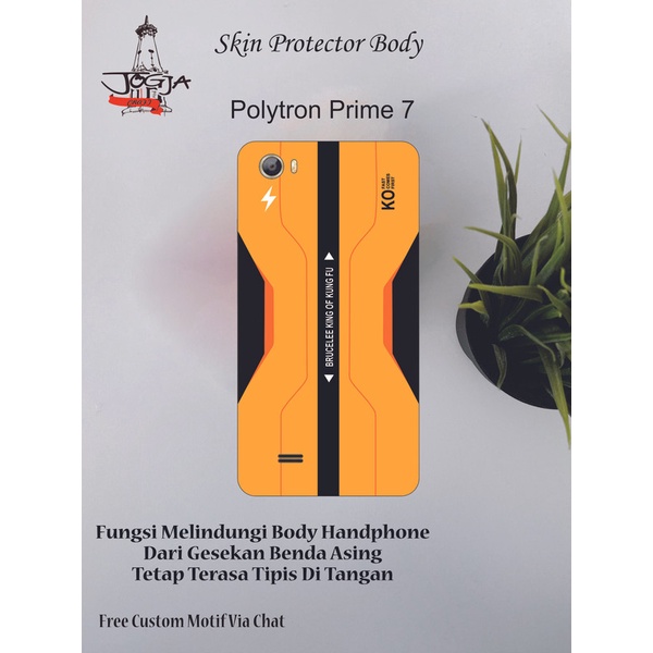 dapat 2Pcs Garskin Hp Polytron Prime 7 Motif gd - Free Custom motif via chat