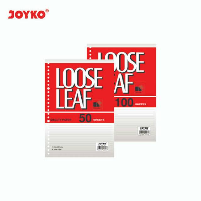 

Kertas File Loose Leaf Joyko Ukuran B5 50 dan 100 Lembar Bergaris