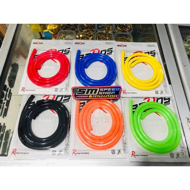 Selang Bensin Selang Oli samping Selang hawa kecil Selang bensin BAROS 6 warna panjang 85 cm non KTC