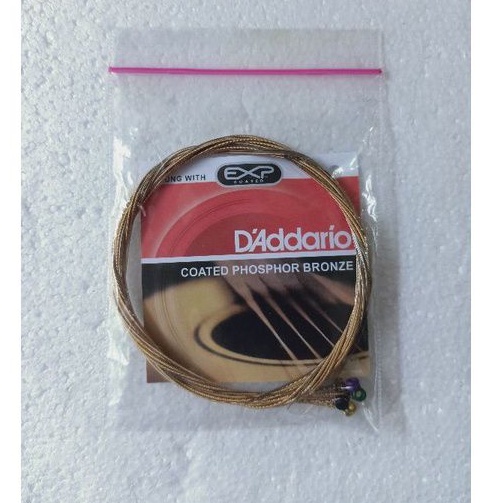 1set senar gitar D'addario akustik 010 unpacking