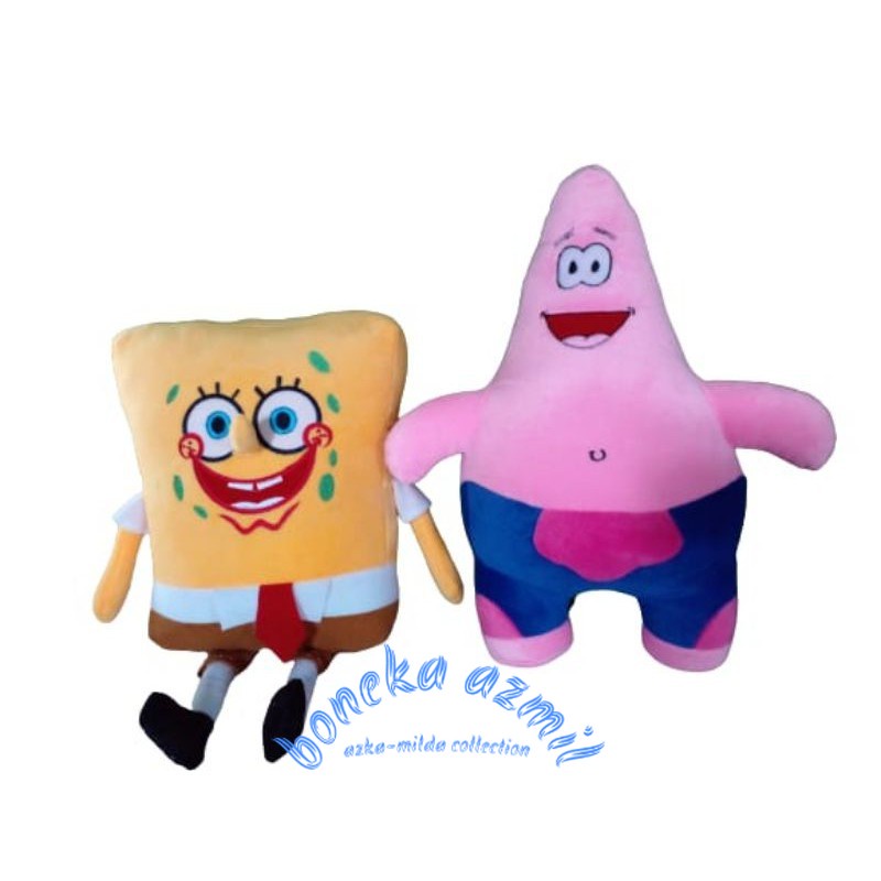 Boneka spongebob/patrick (sepasang) b