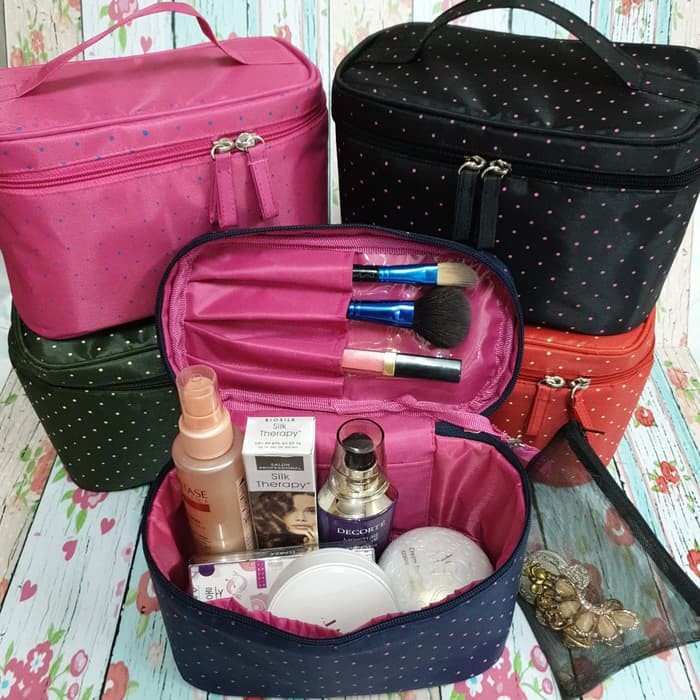 Tas Kosmetik / Travel Pouch Cosmetic / Organizer Cosmetic Bag Tas Kosmetik Murah