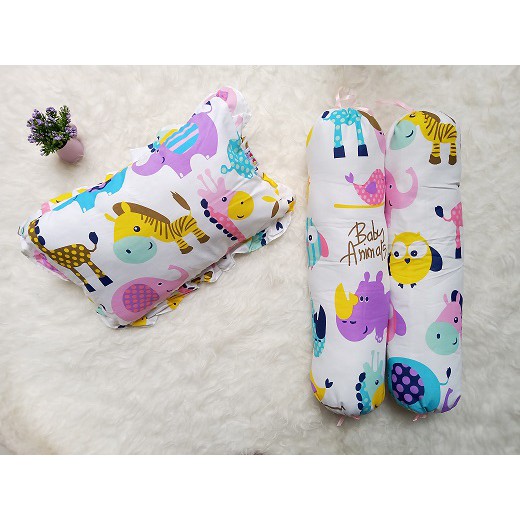 TERMURAH!! 1SET BANTAL &amp; GULING BATITA MOTIF PERLENGKAPAN TIDUR ANAK (KAWAII)