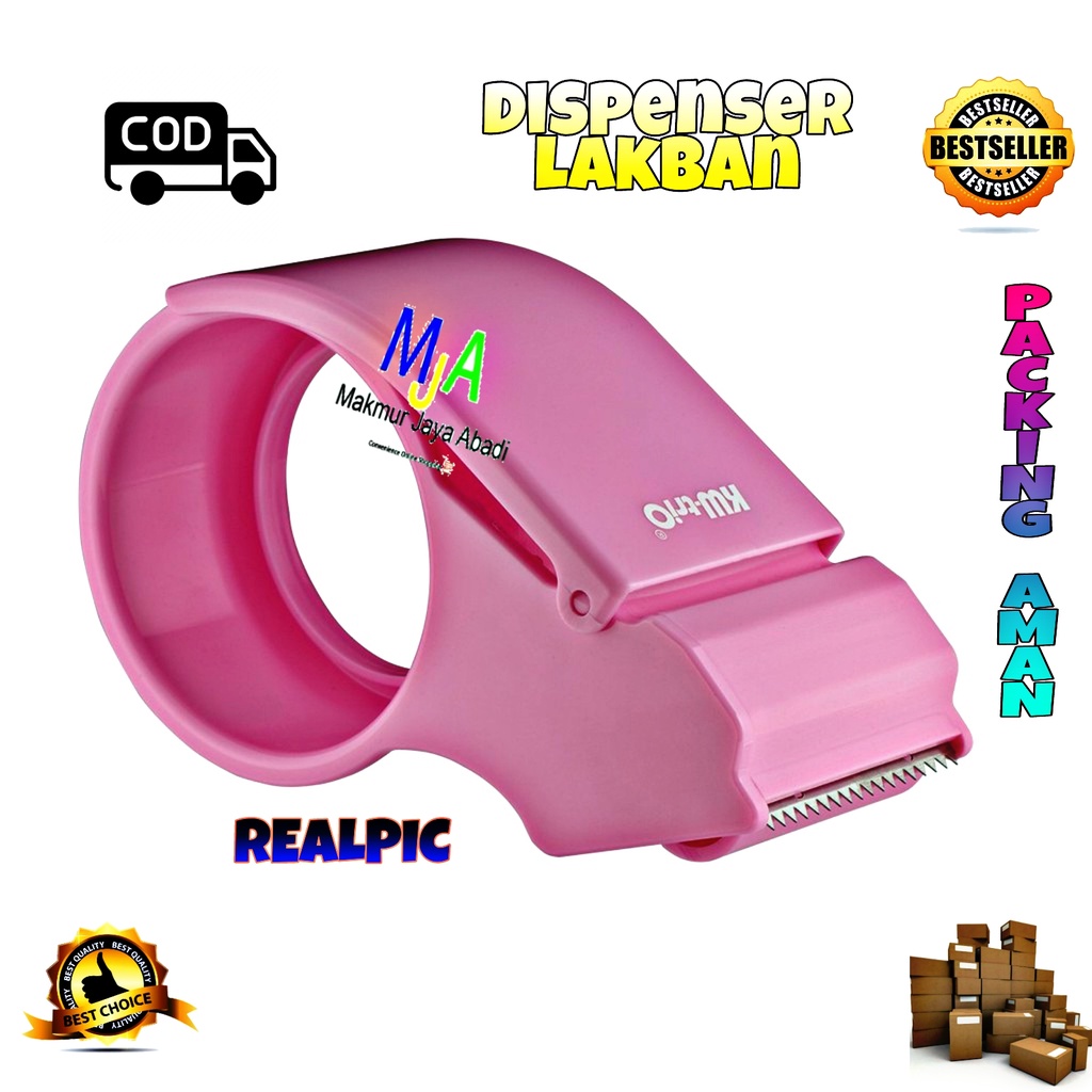 PROMO (BISA COD) Dispenser Lakban / Cutter Lakban / Tape Dispenser / Pemotong Lakban