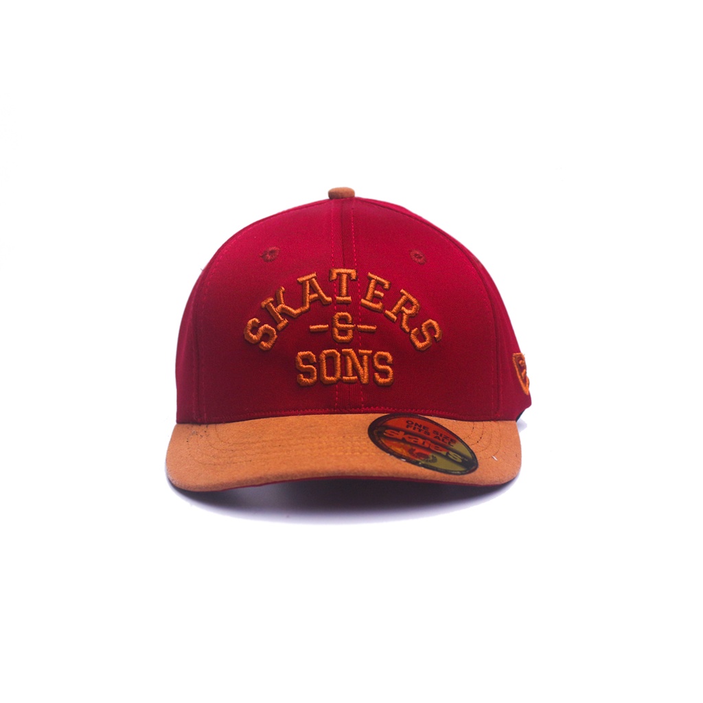 TOPI BUILT UP SKATERS TH045 MARUN COKLAT