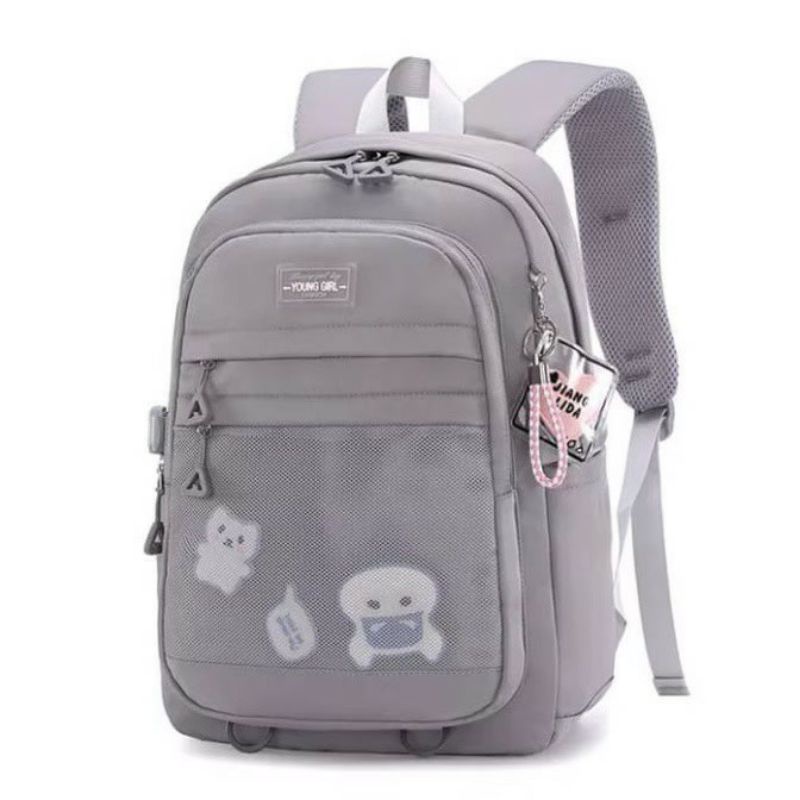 Tas Ransel Anak Perempuan Young Girl Tas Sekolah Anak SD SMP SMA SMK MADRASAH Backpack Anak Cewek Fashion Korea