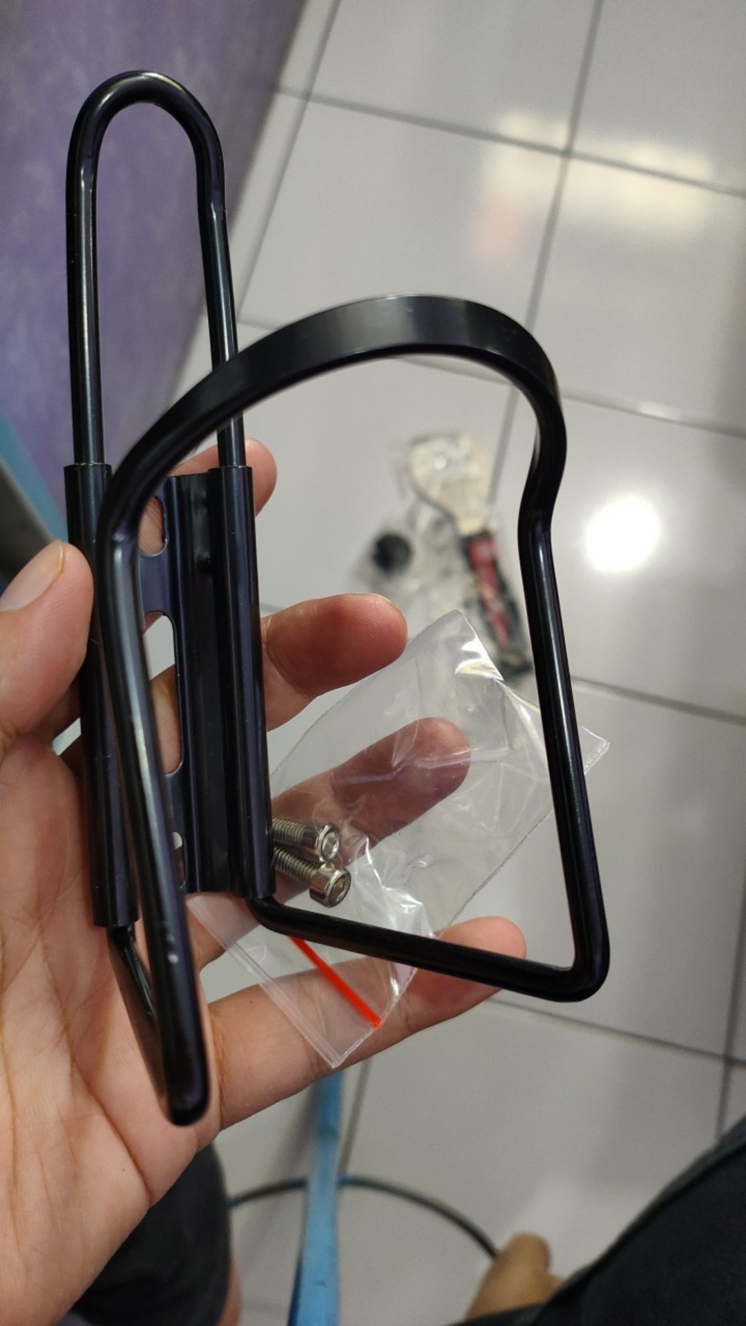 Bottle Cage - Tempat Botol Minum - Alloy Black