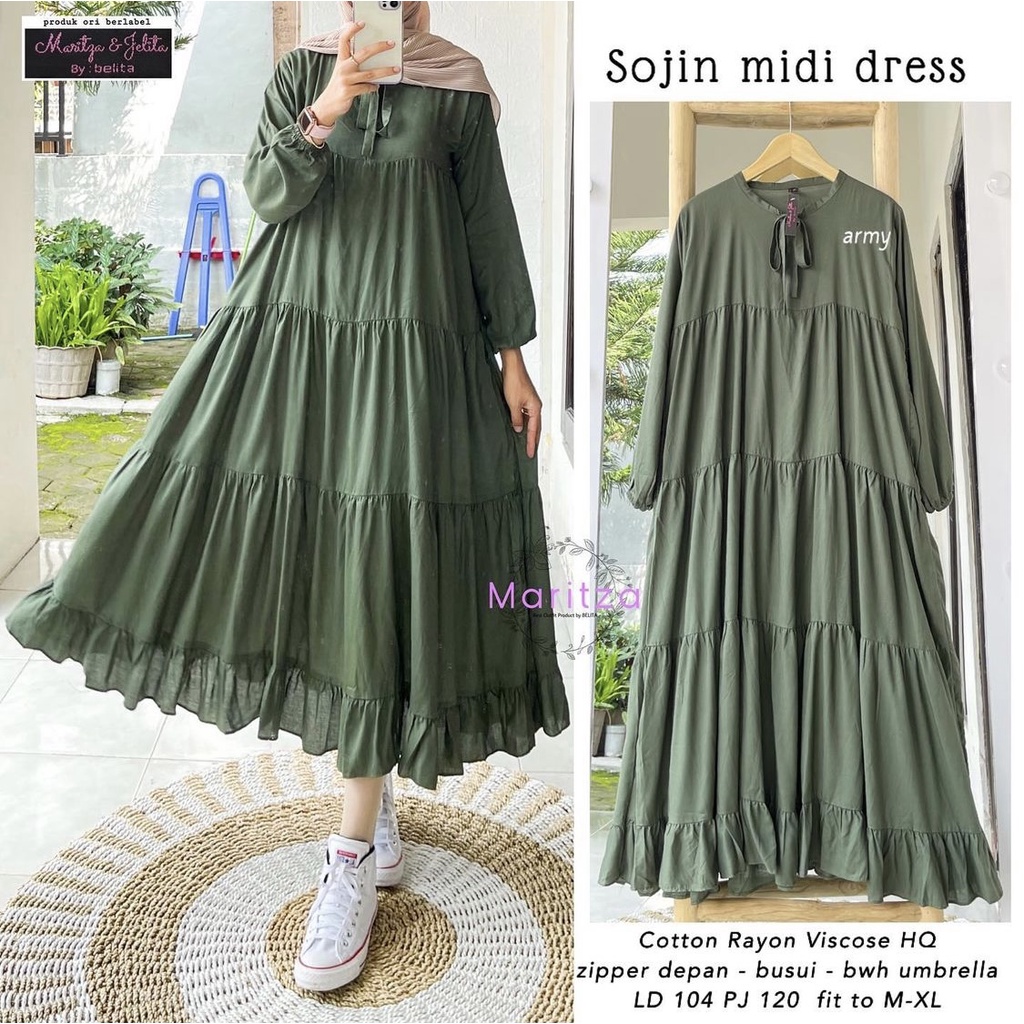 Sojin midi dress premium