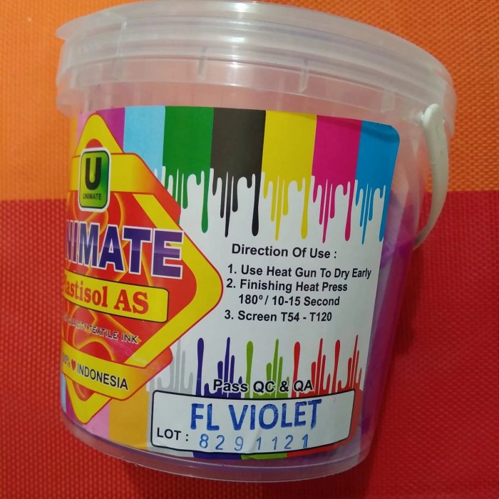 

Produk Terbaru Plastisol Unimate Flo Violet