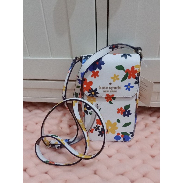Tas HP Kate Spade ori ns phone bag flap staci flower