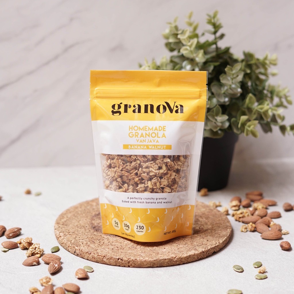 

Granova - Granola 100gr - Sereal Sehat - Homemade Granola Van Java
