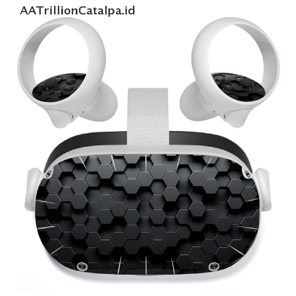 Aatrillioncatalpa Stiker Skin Pelindung Kacamata VR Oculus Quest 2 Bahan PVC