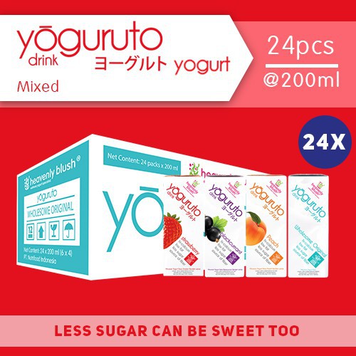 

Heavenly Blush Yoguruto All Variant [24 Pcs X 180Ml]