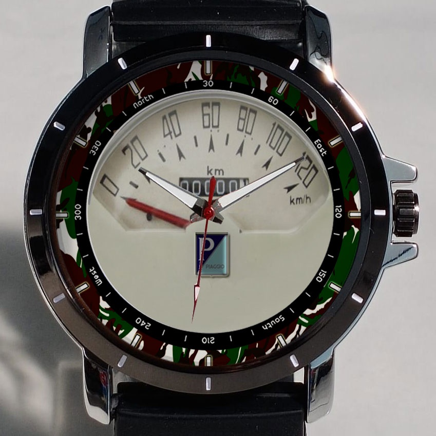 Jam Tangan Vespa / Jam Tangan Speedometer Vespa 1966 NEw Art