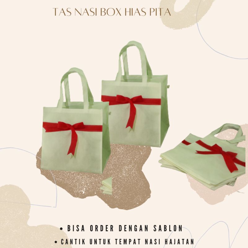 

Tas Box Dengan Pita Hajatan Wedding