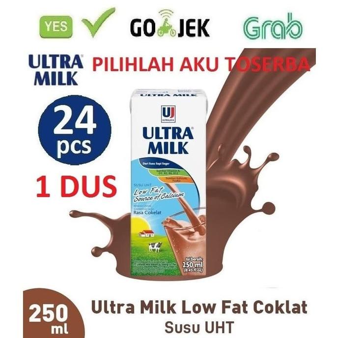 

BISA BAYAR DITEMPAT SUSU ULTRA LOW FAT COKLAT COKELAT 250 ML - ( HARGA 1 DUS ISI 24 )