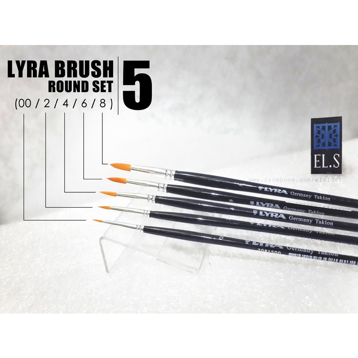 

(TERLARIS) Lyra Brush Art Round Set