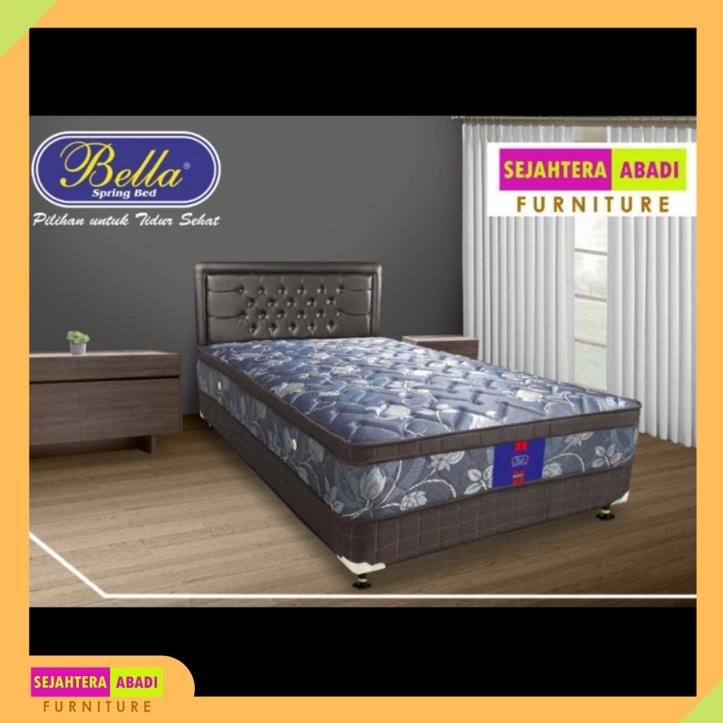 bella springbed, multibed new boxy plushtop, maxy bella Full Set free bantal