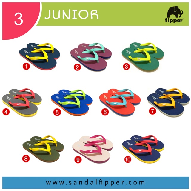  Fipper  Junior Sandal  Jepit Anak Shopee Indonesia