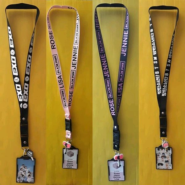 

Jual Lanyard id card holder K-POP BTS EXO iKON Blackpink Blackpink Diskon