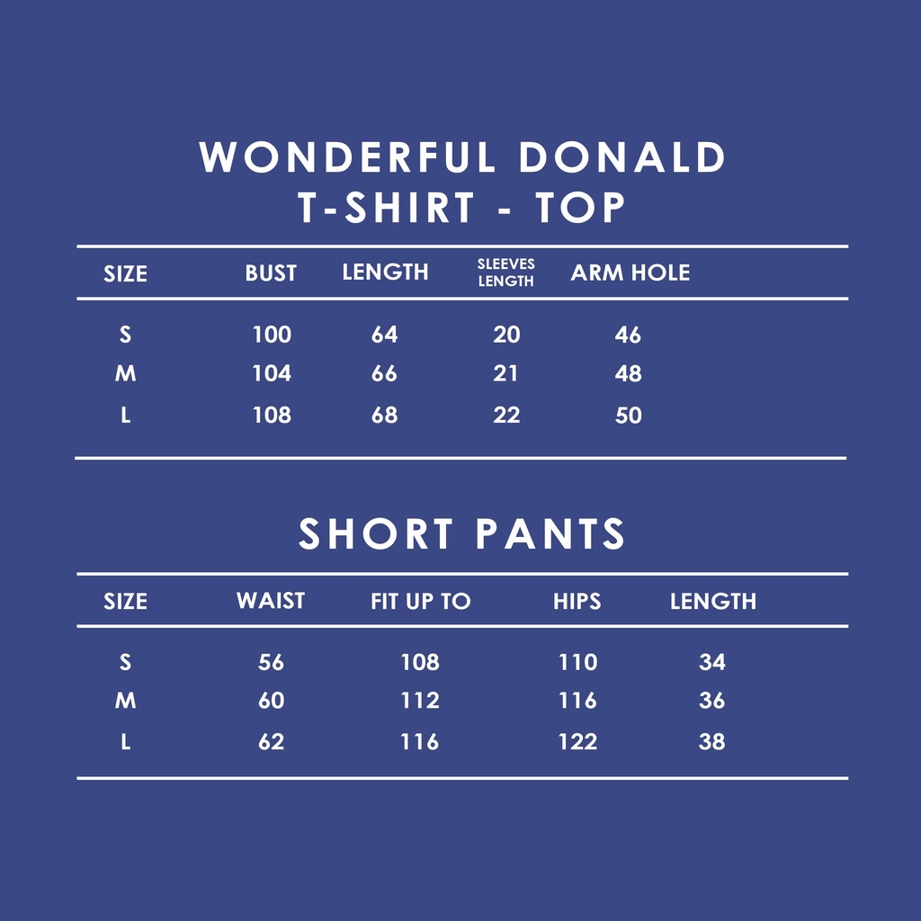 Cielyn X Never To Old - Wonderful Donald TENCEL™ Modal O-Neck Wanita Set