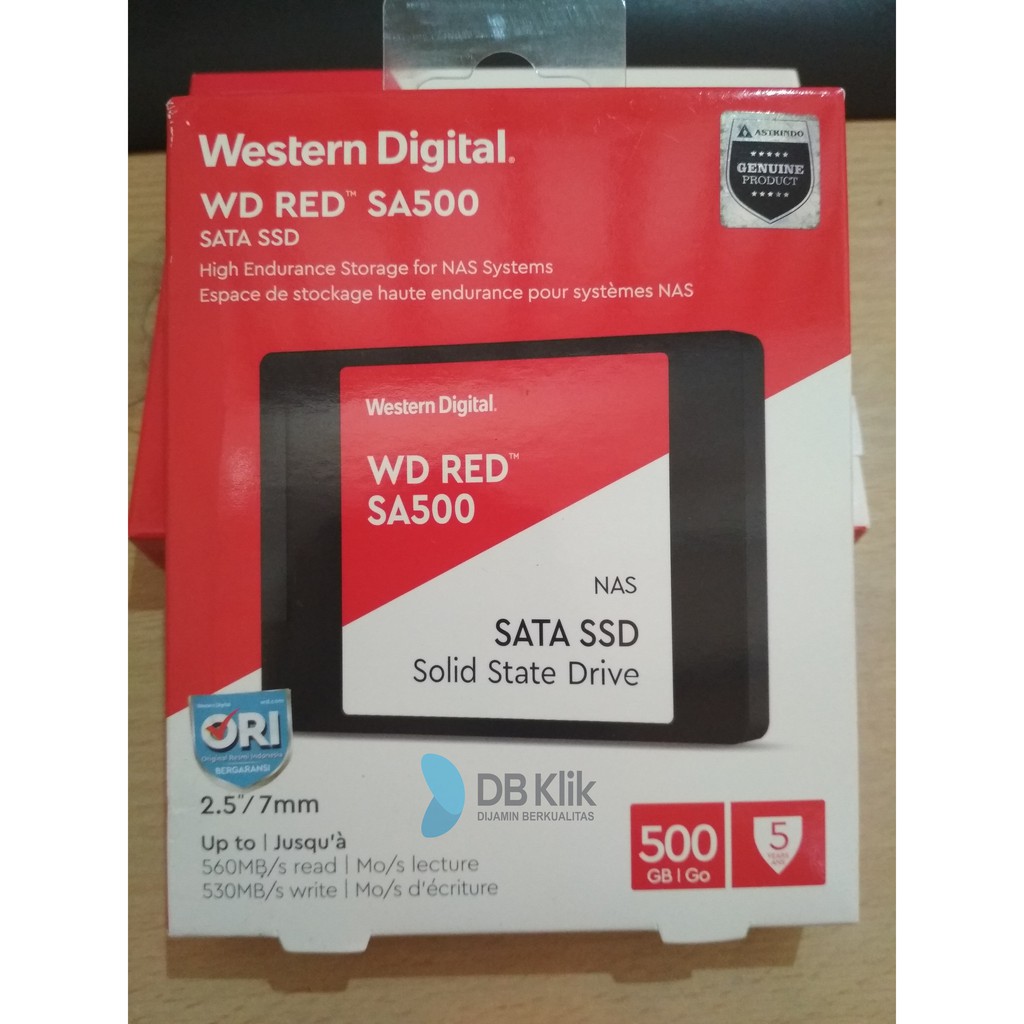 SSD WD RED 3D NAND SA500 NAS 500GB 2.5 SATA