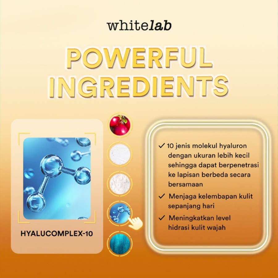 Whitelab Paket Wajah &amp; A-Dose+ Glowing Serum (FREE POUCH)
