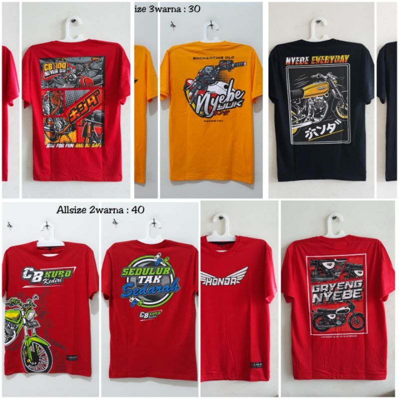 KAOS DISTRO MOTOR CB / HONDA ZONA CB / CB SAKLAWASE NYEBE YUX DISTRO