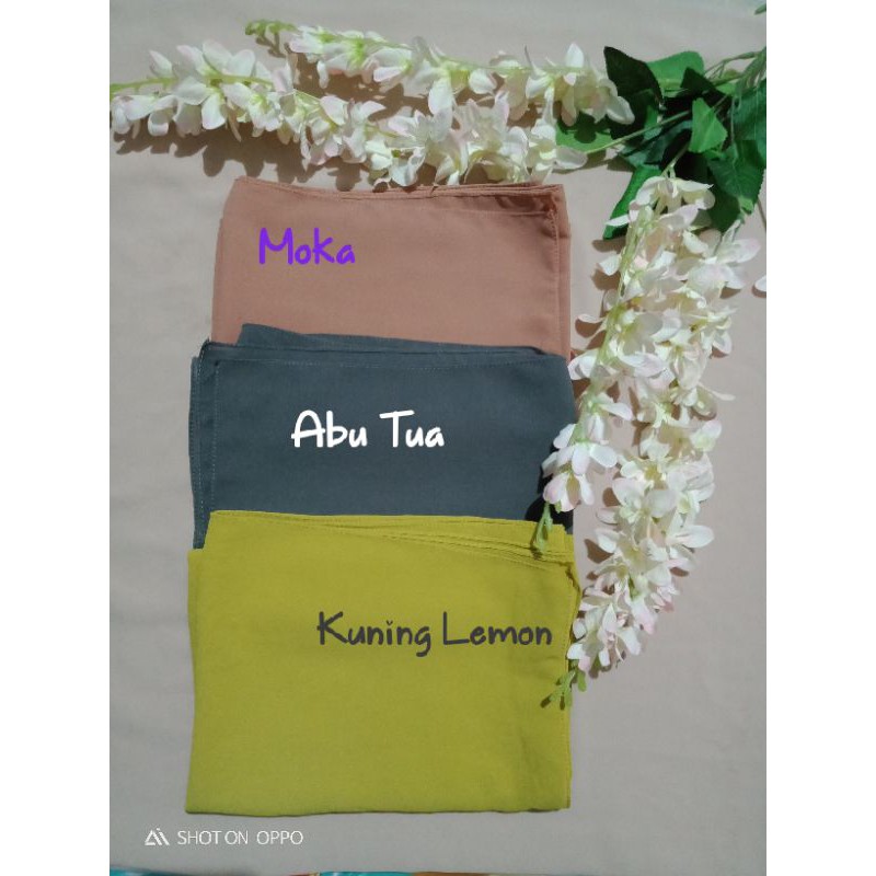 Hijab Pasmina Ceruty Babydoll / Kerudung Pasmina