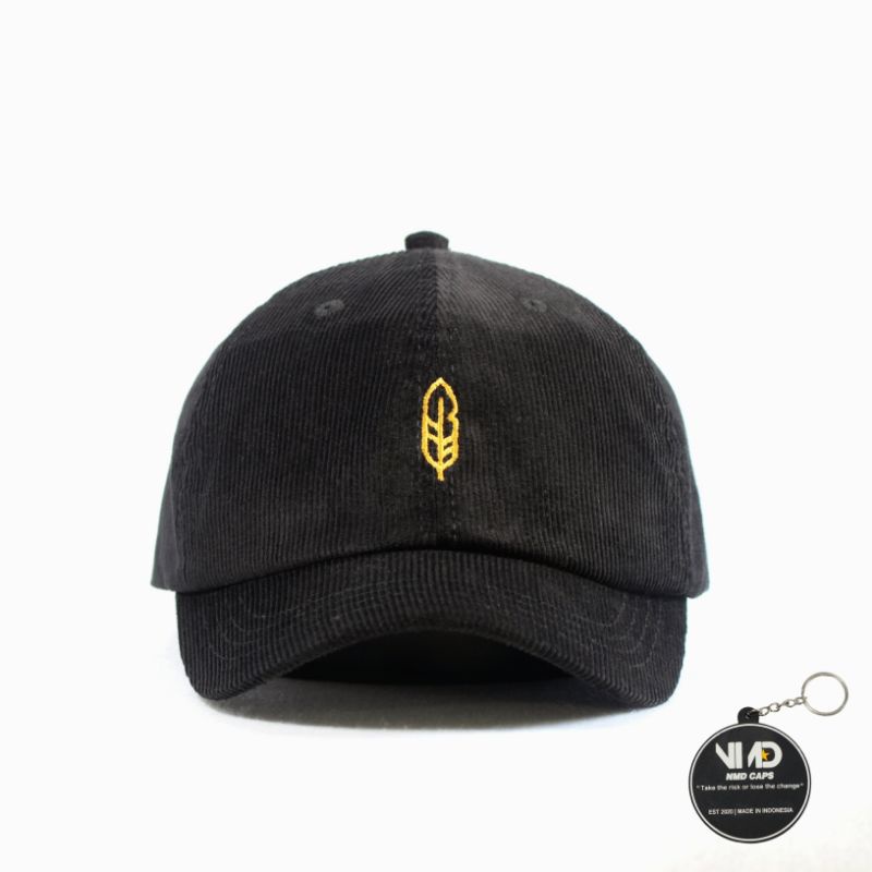 Baseball Short Corduroy Leaf - Topi Lidah Pendek Corduroy