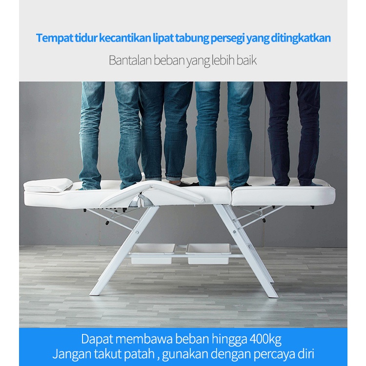 Tempat tidur pijat / Tempat tidur lipat / Tempat tidur kecantikan /Kursi besar yang nyaman dan lembut ---- LENODI