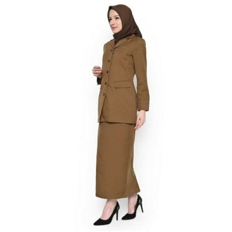 Seragam princessfa/seragam guru/ blazer pns/setelan rok span