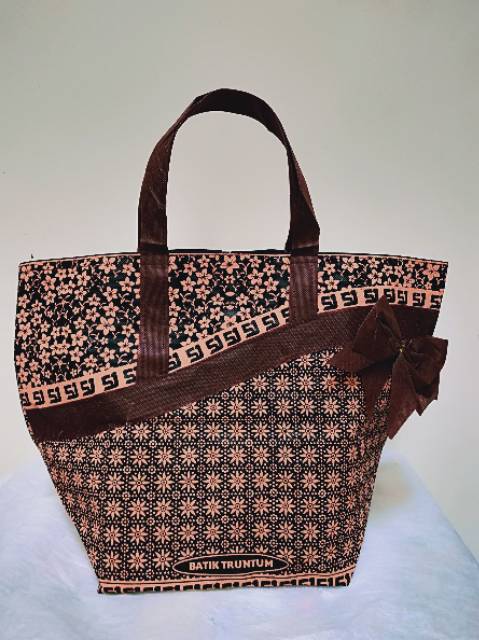 (1lusin =12 pcs) Tas hajatan spunbond batik mewah 22 (ESM)