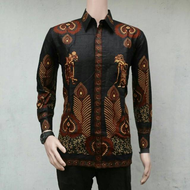KEMEJA BATIK JOKOWI MOTIF WAYANG