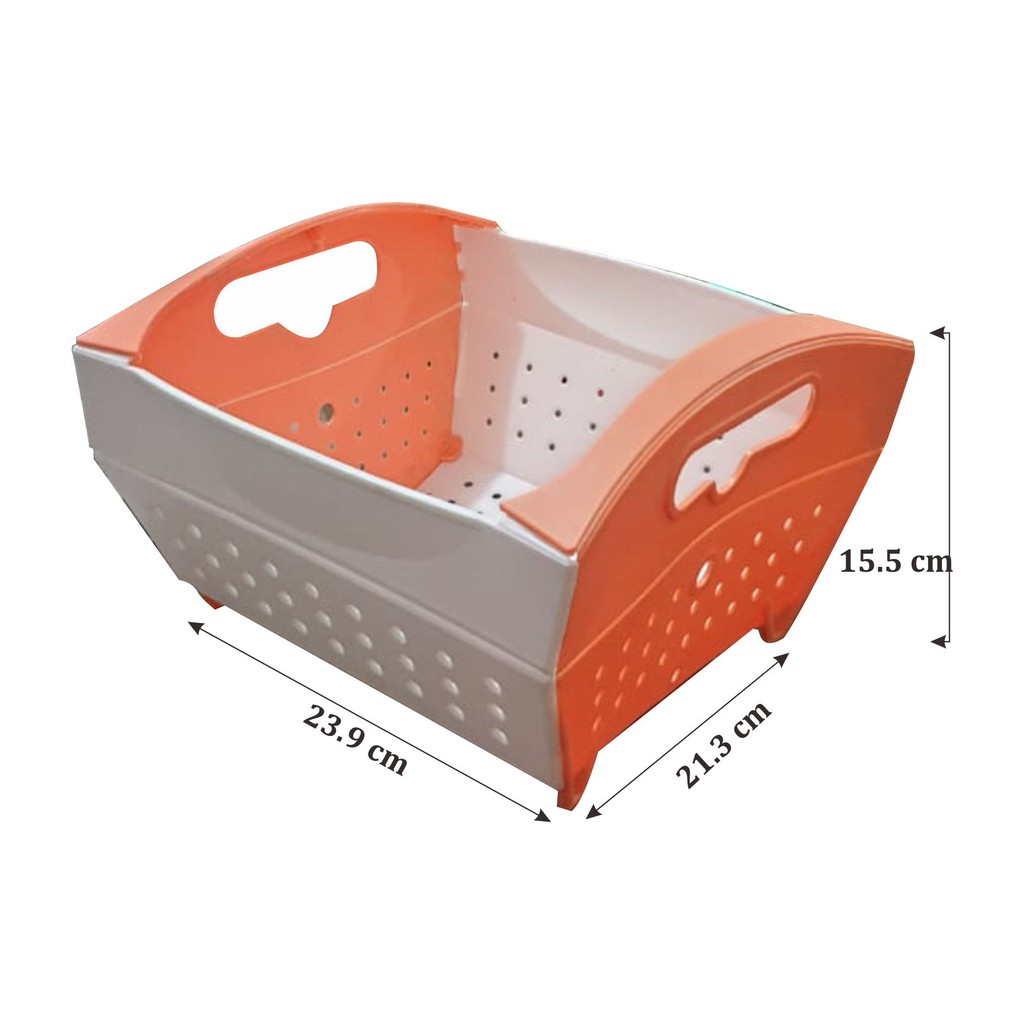 Mega_1688 Tempat buah sayur lipat Keranjang buah sayur lipat Tirisan sayur MG550