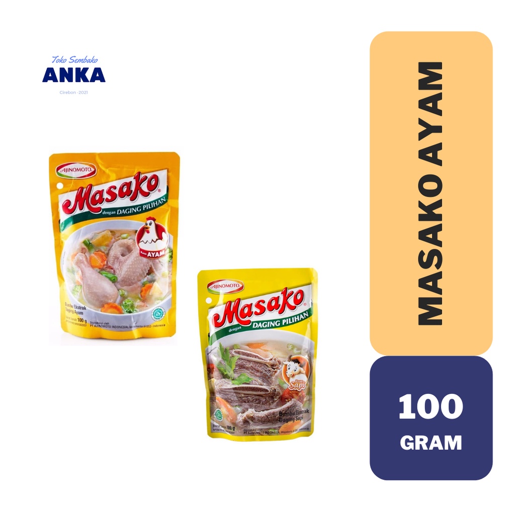 

Masako Penyedap Makanan Rasa AYAM SAPI 100 gr