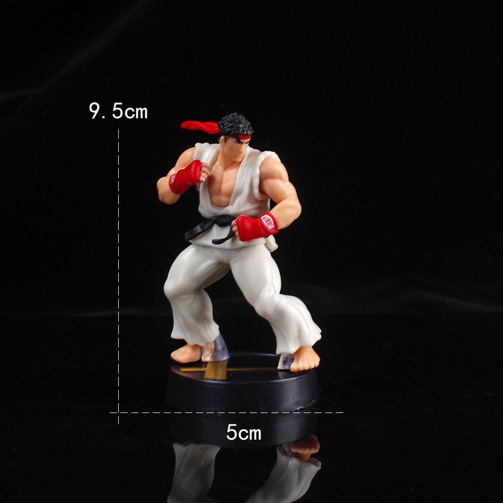 Mainan Boneka Action Figure Model Anime Ken Masters Hoshi Ryu Street Fighter Bahan PVC Ukuran 10cm Untuk Dekorasi