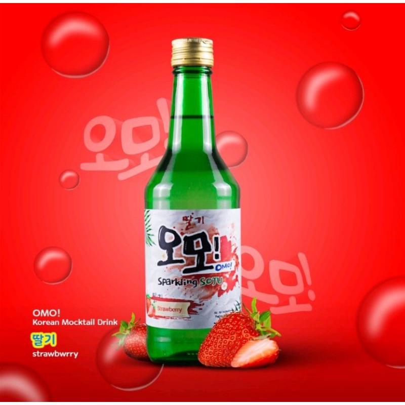 

Omo!Korean Mocktail Style Rasa Strawberry NonAlkohol