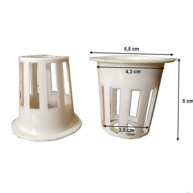 TERBARU Paketan 100 pcs netpot 5 cm