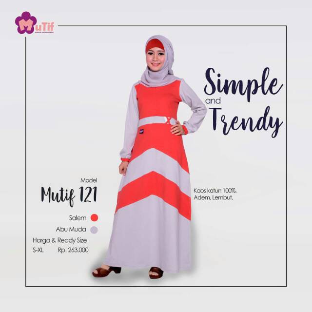 MUTIF G 121 GAMIS WANITA MUSLIM | GAMIS BUSUI FRIENDLY | OUTFIT KAJIAN