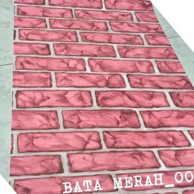 Wallpaper bata merah promo