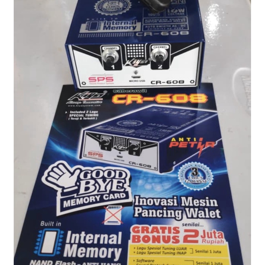 Kiya CR-608 mesin walet / ampli walet / audio walet / kiya / mesin walet / pancing walet