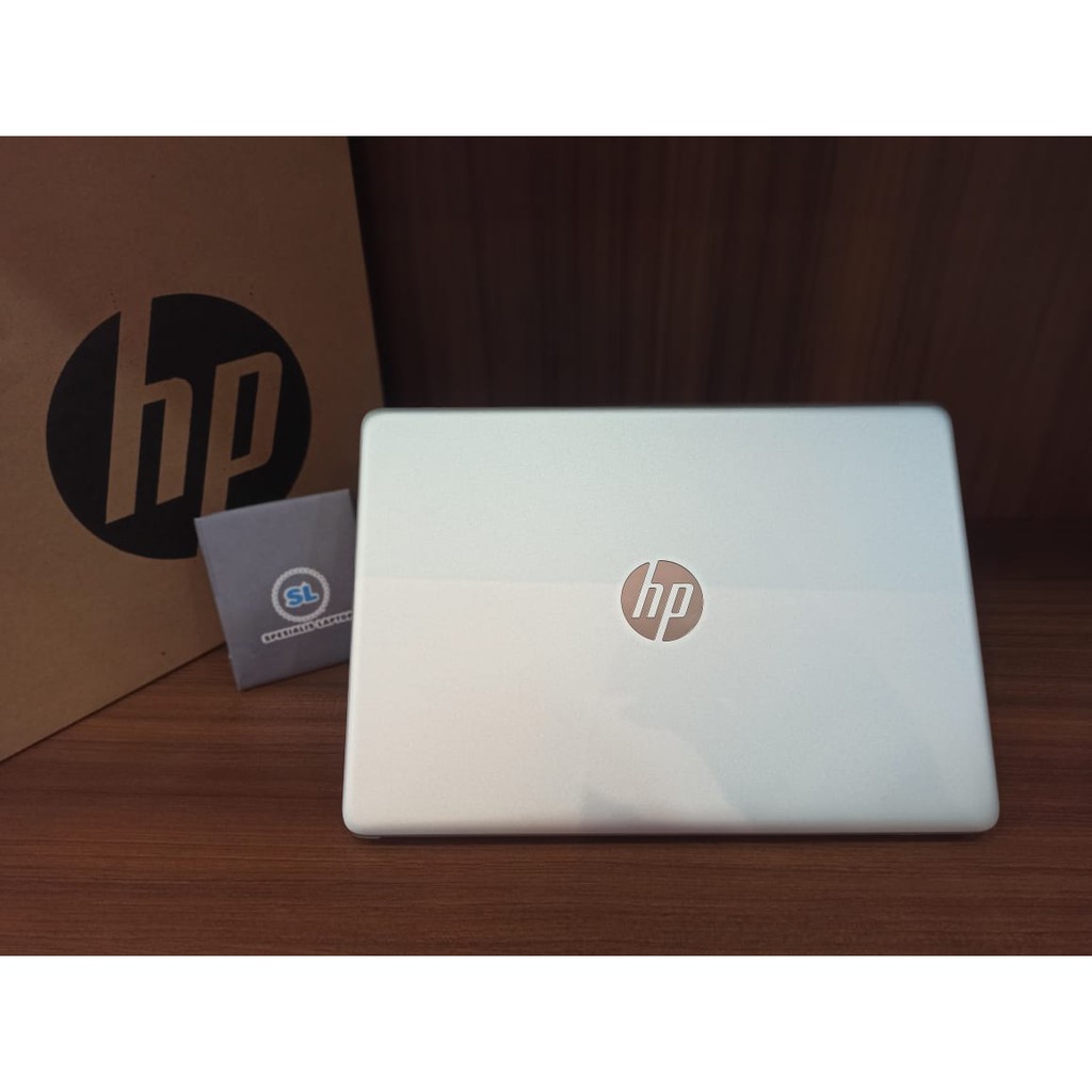 LAPTOP GAMING BARU HP 14 RYZEN 3 3250U RAM 4GB SSD 128GB WIN10HOME SILVER-4