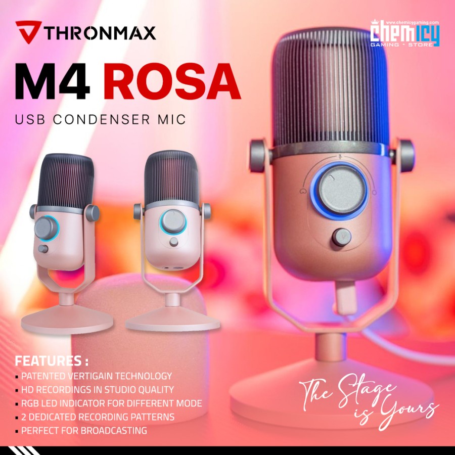 Thronmax M4 Rosa Condenser Gaming Microphone