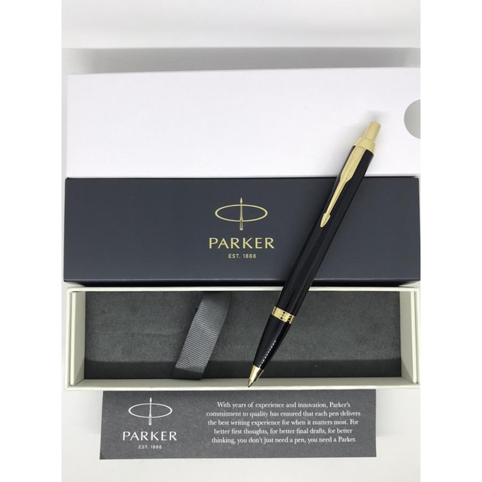 

Diskon Pulpen Parker New Im Black Original BP GT ( Klip Emas ) Promo Awal tahun